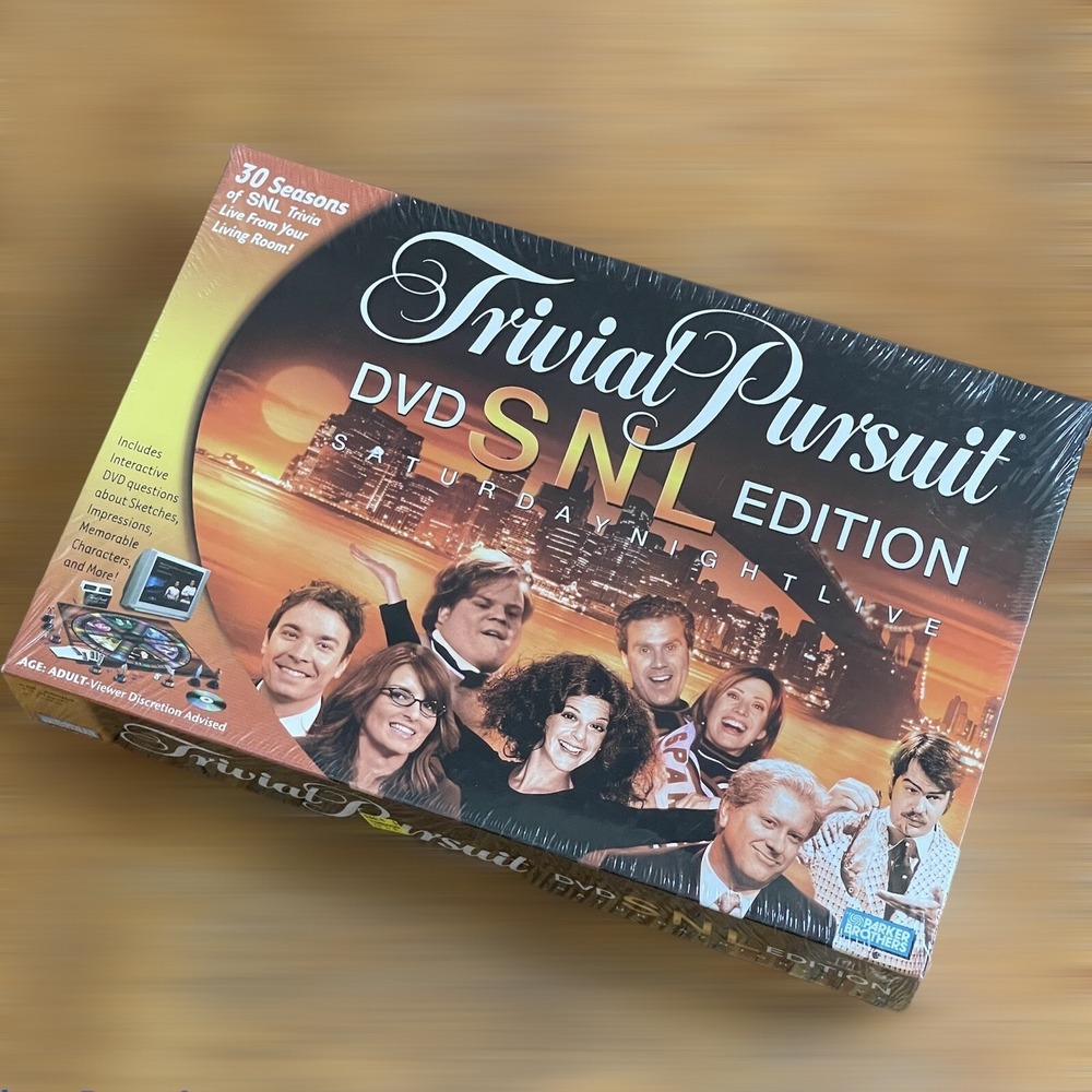 Trivial Pursuit Board Game SNL DVD Saturday Night Live 30 Seasons 2004 Vintage